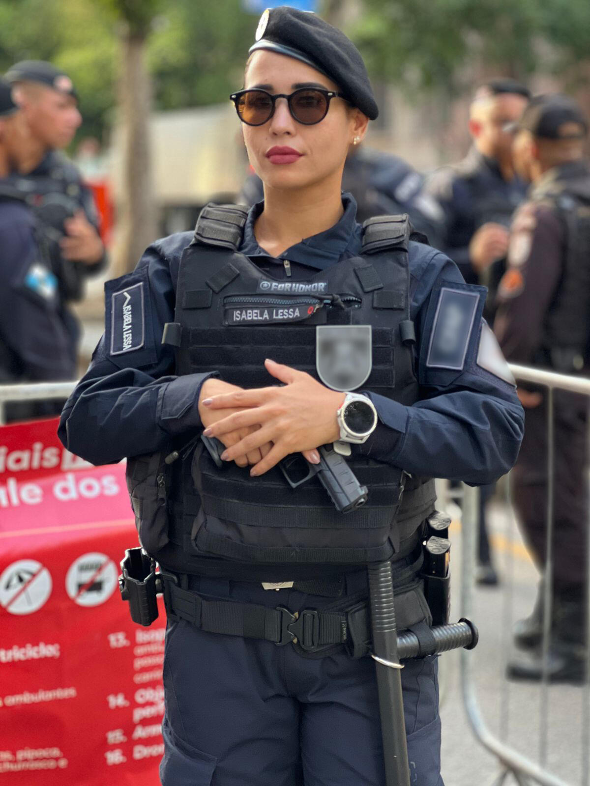 Isabela Lessa, aprovada na PMERJ